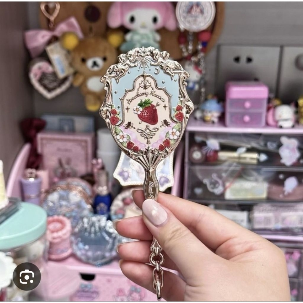 ( Ready Stock ) Flower Knows Mini Mirror Bag Charm mint rococo / ganci cermin flower knows / cermin 