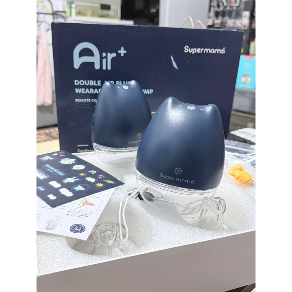 preloved Double SUPERMAMA Air + Pompa Asi Supermama Lab air plus Handsfree DUAL double 2