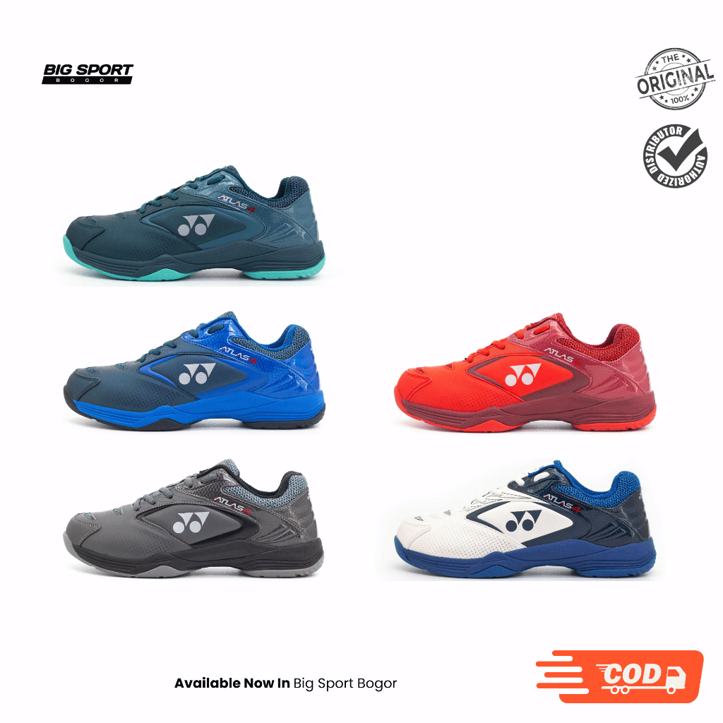 Sepatu Bulutangkis Yonex Atlas 4 | Badminton Yonex Atlas 4