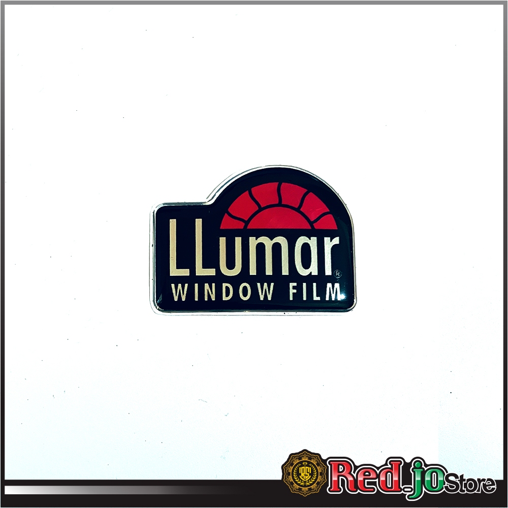 Stiker Emblem LUMAR Timbul | LLUMAR | Stiker Kaca Film Mobil | Stiker Kaca Film Timbul Lentur 3d
