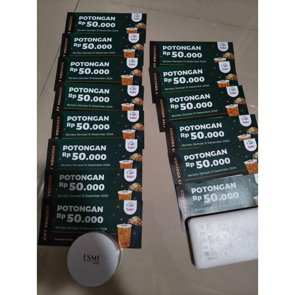 Voucher Cafe XXI Total 700 ribu