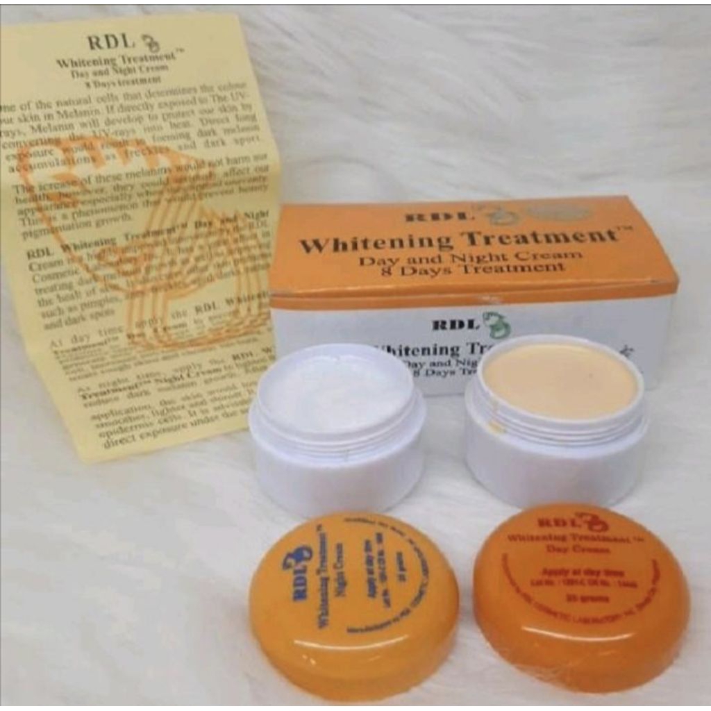 Krim Pemutih Wajah RDL Day & Night - Mencerahkan, Membuat Segar, Membantu Regenerasi Kulit