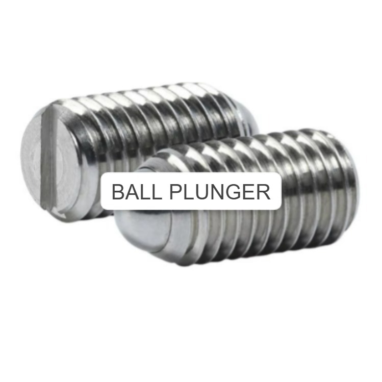 Stainless Steel Ball Plunger / Ball Point Set Screw SS304 M5 X 16