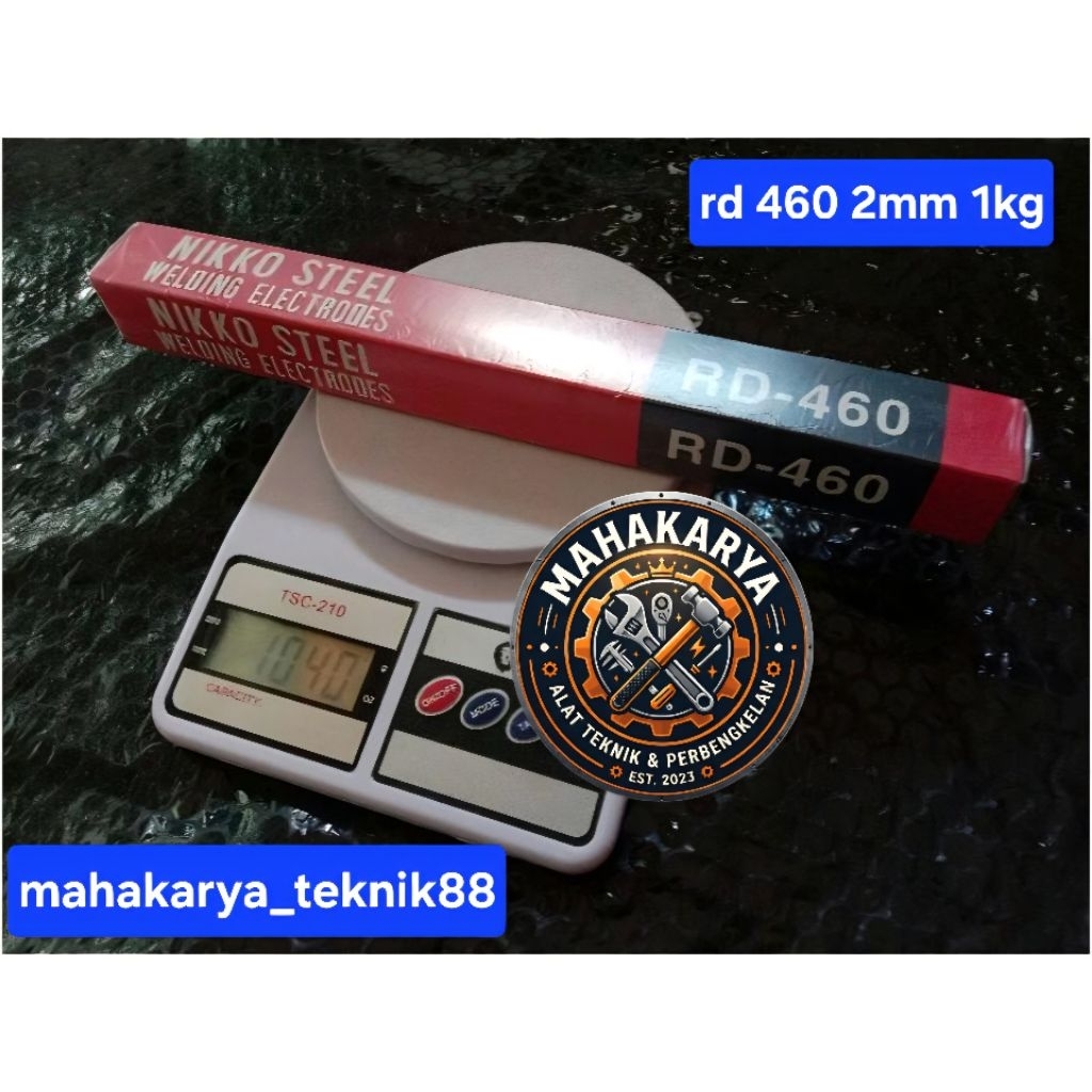 KAWAT LAS RD460 2mmx300mm per 1 kg .2kg kawat las - kawat las 1kg 2kg rd460