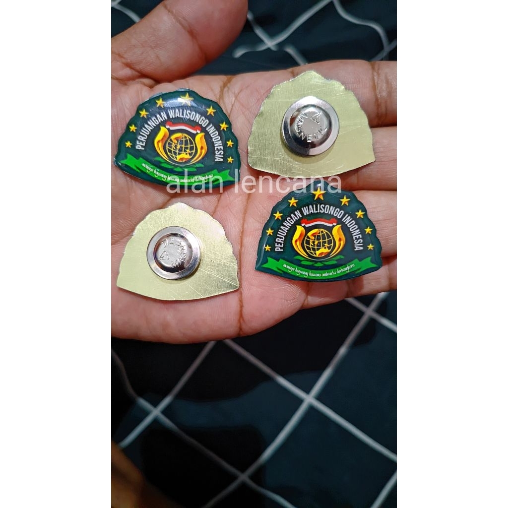 Pin Perjuangan Walisongo Indonesia – Pin Logam Resin Tebal Full Color | Aksesori Organisasi Berkuali