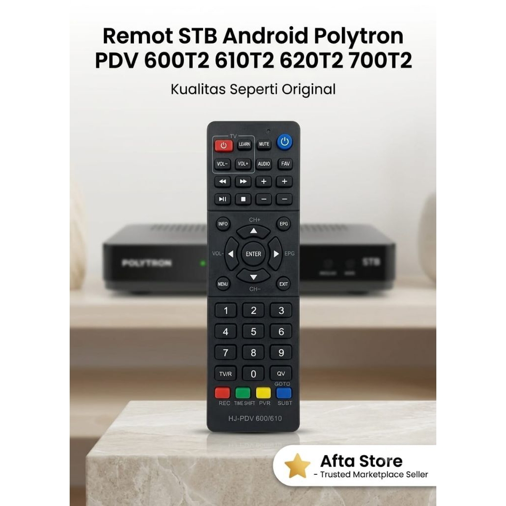 Remot STB Android Polytron PDV 600T2 610T2 620T2 700T2