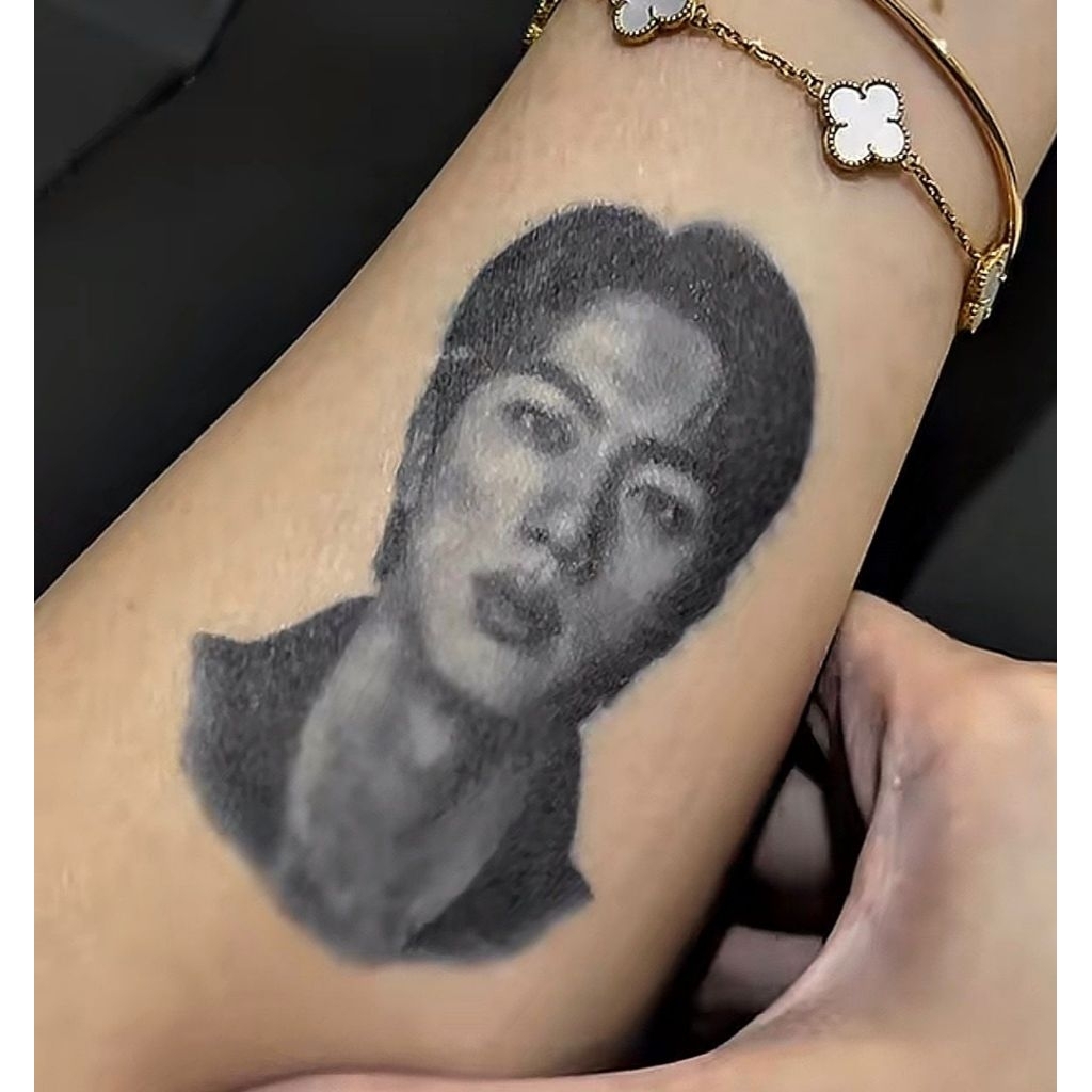 "Jin BTS" CUDDLEINK Matte Ink Temporary Tattoo