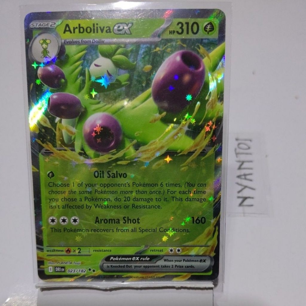 Arboliva ex 023/182 Double Rare RR English Original Destined Rivals TCG