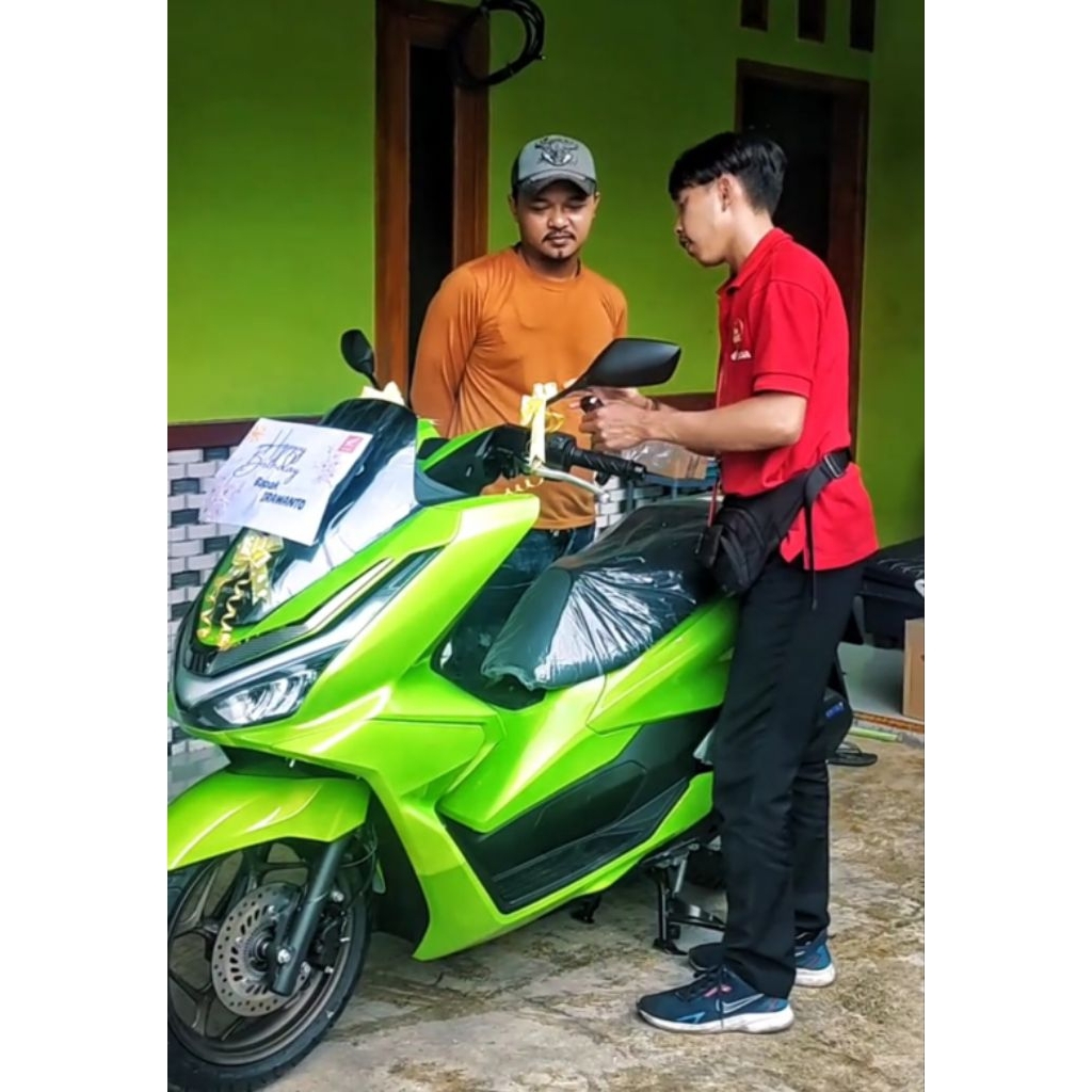 custom warna - Honda PCX 160 CBS 2026 warna hijau muda 2026 - SNI Honda original surat surat lengkap