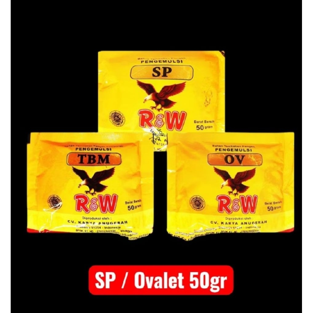 Sp / Ovalet Pengembang Roti / Emulsifier Rajawali 50gr