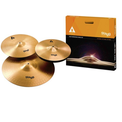 Stagg Cymbal AXK SET Copper Steel Alloy Cymbal Set – 14/16/20 inch