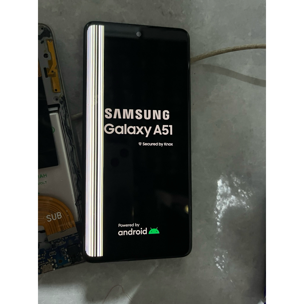 lcd set frame samsung A51 ori amoled minus