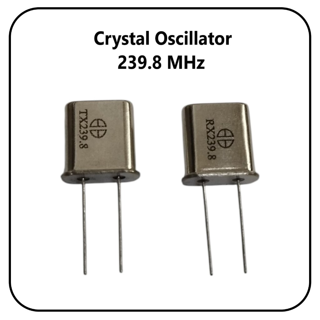 XTAL CRISTAL CRYSTAL 239.8 MHz VHF WIRELESS - Kristal Quartz 239.8 MHz Xtal 1 SET