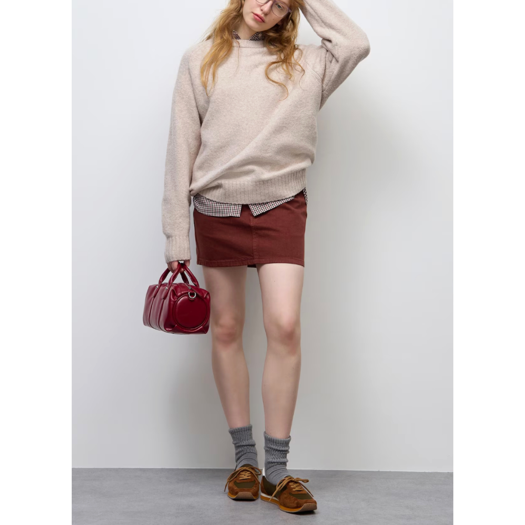 Women Low-waist denim mini skirt CL GU/Rok Mini Denim Wanita GU