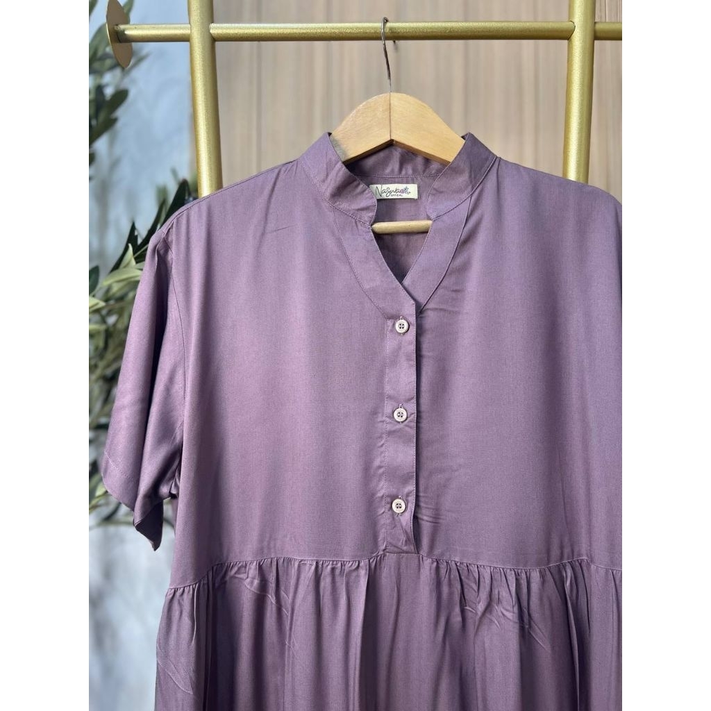 DASTER MAHIRA POLOS LENGAN PENDEK | Violet