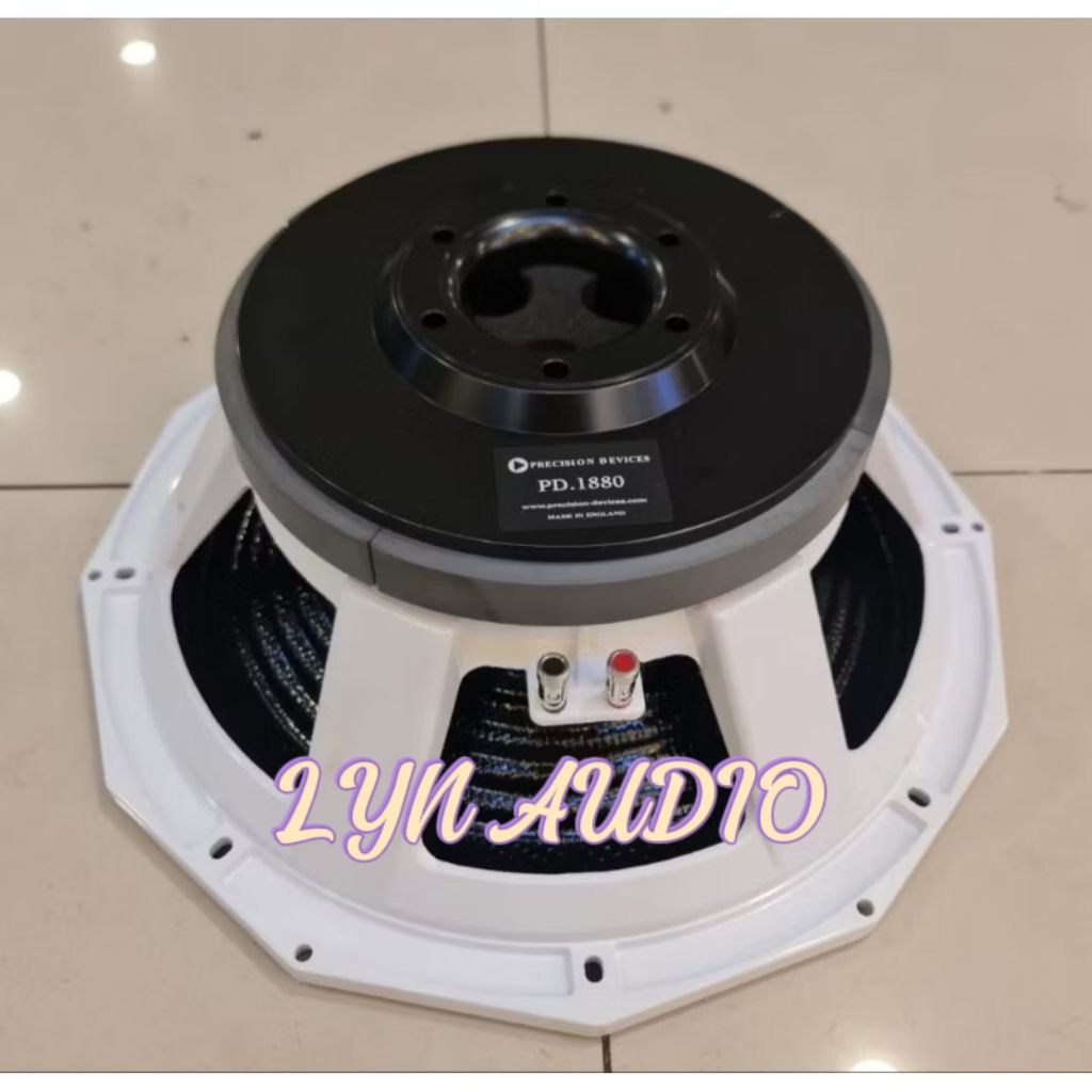 SPEAKER KOMPONEN SUBWOOFER 18 INCH CARBON PUTIH DAUN CARBON VC 5 INCH PD1880 PUTIH CARBON