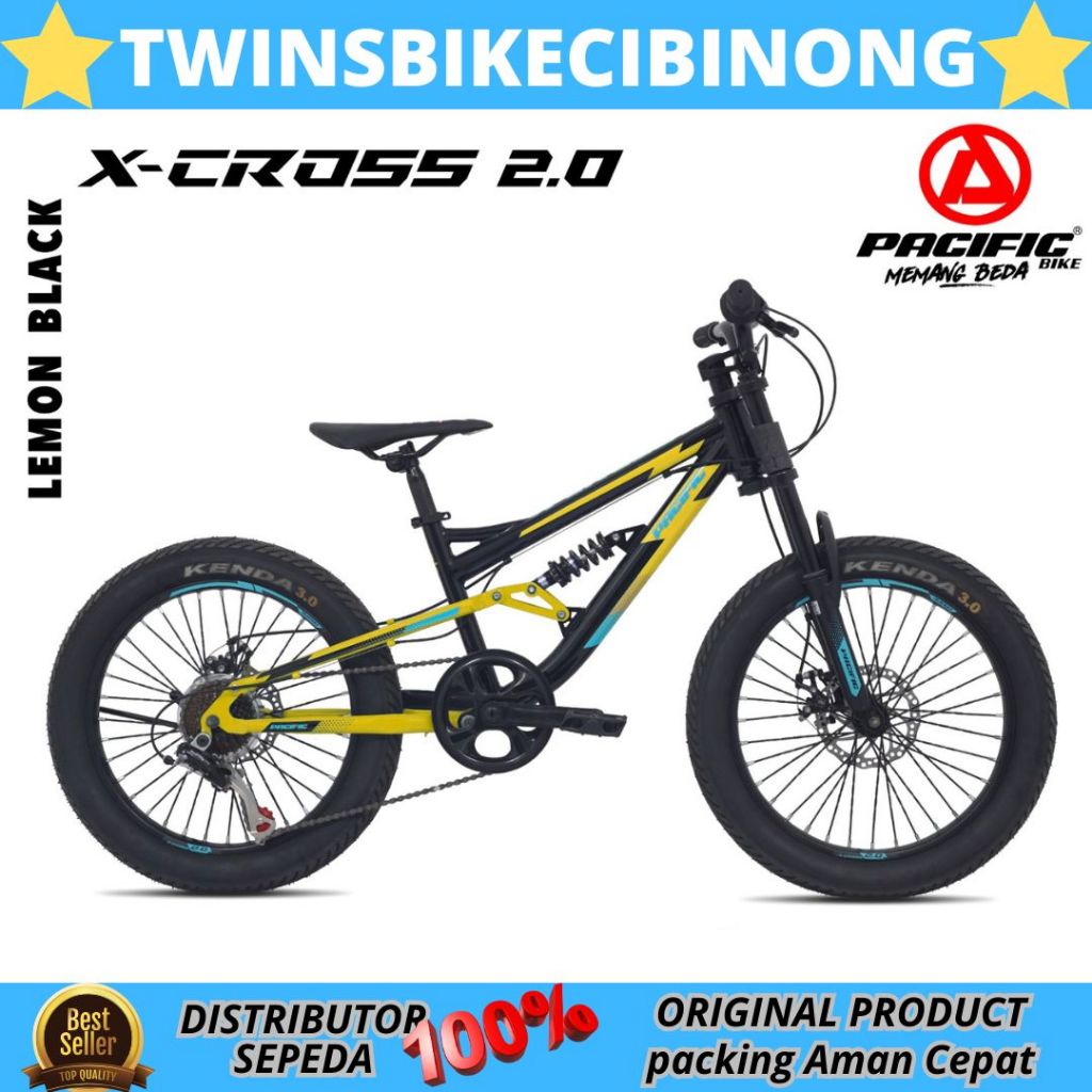 Sepeda Gunung MTB 20 Inc PACIFIC X CROSS 2.0