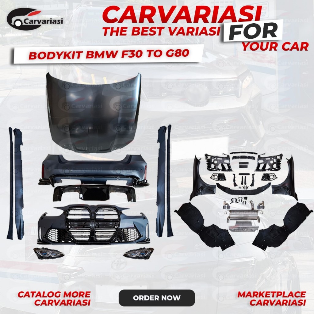 Bodykit BMW F30 Upgrade G80 BODYKIT BMW F30 TO G80 ABS PLASTIK