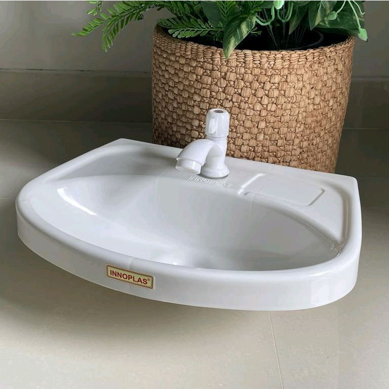 Wastafel Plastik INNOPLAS mini murah plastik ringan non keramik portable outdoor cuci tangan cuci pi