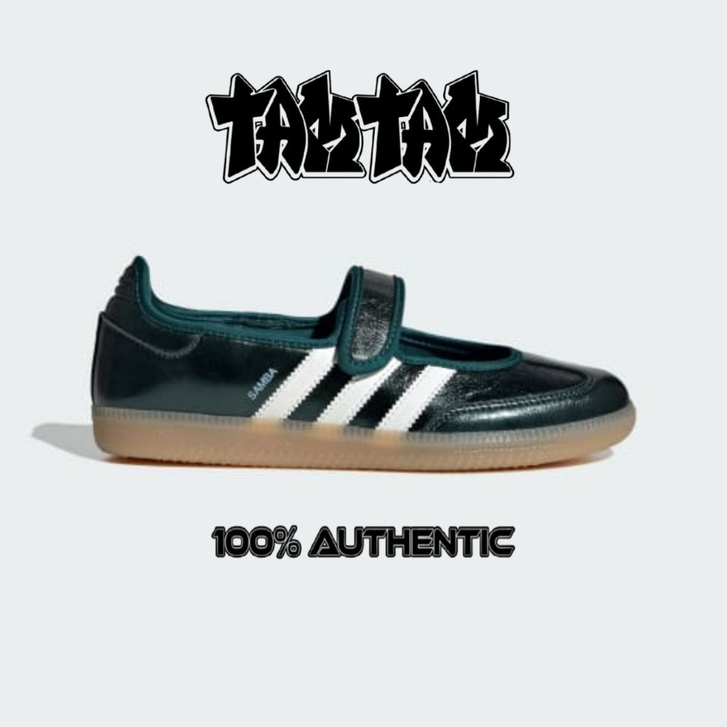 Adidas Samba Jane Rich Green Off White 100% Original
