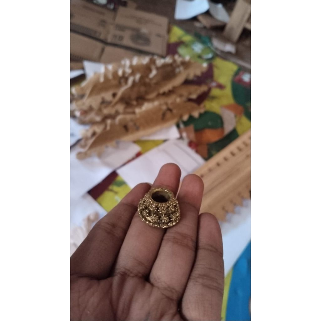 Mendak Keris Kuningan Ring Cincin