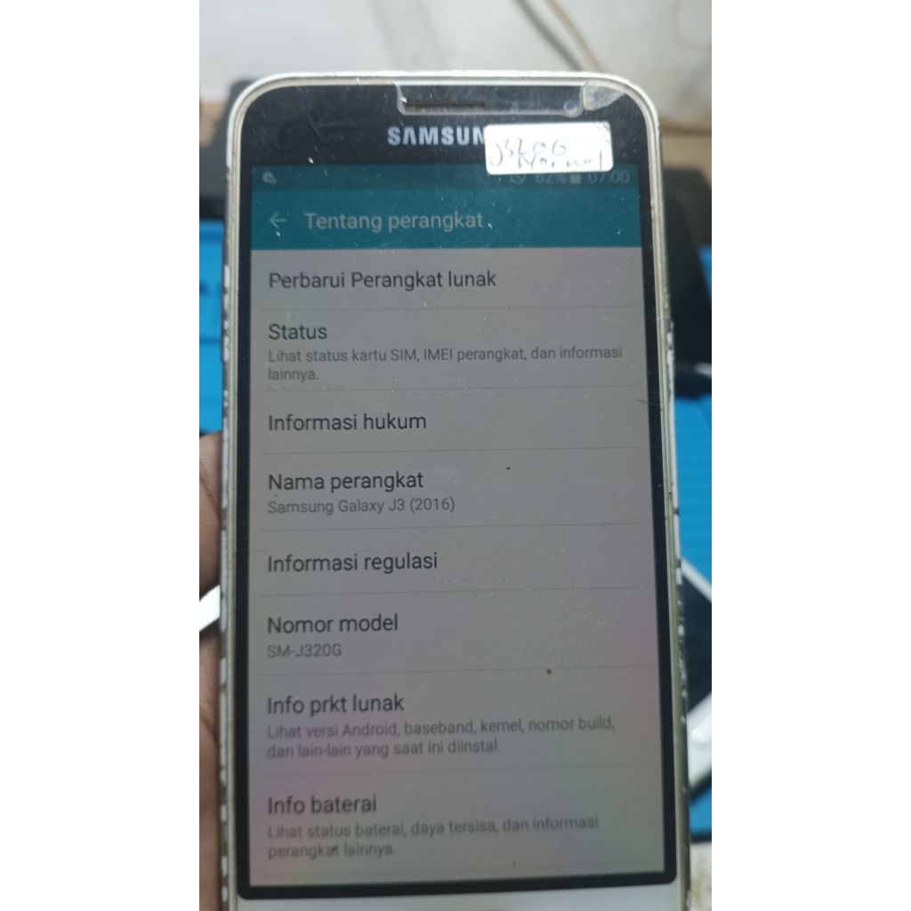 mesin samsung j3 2016