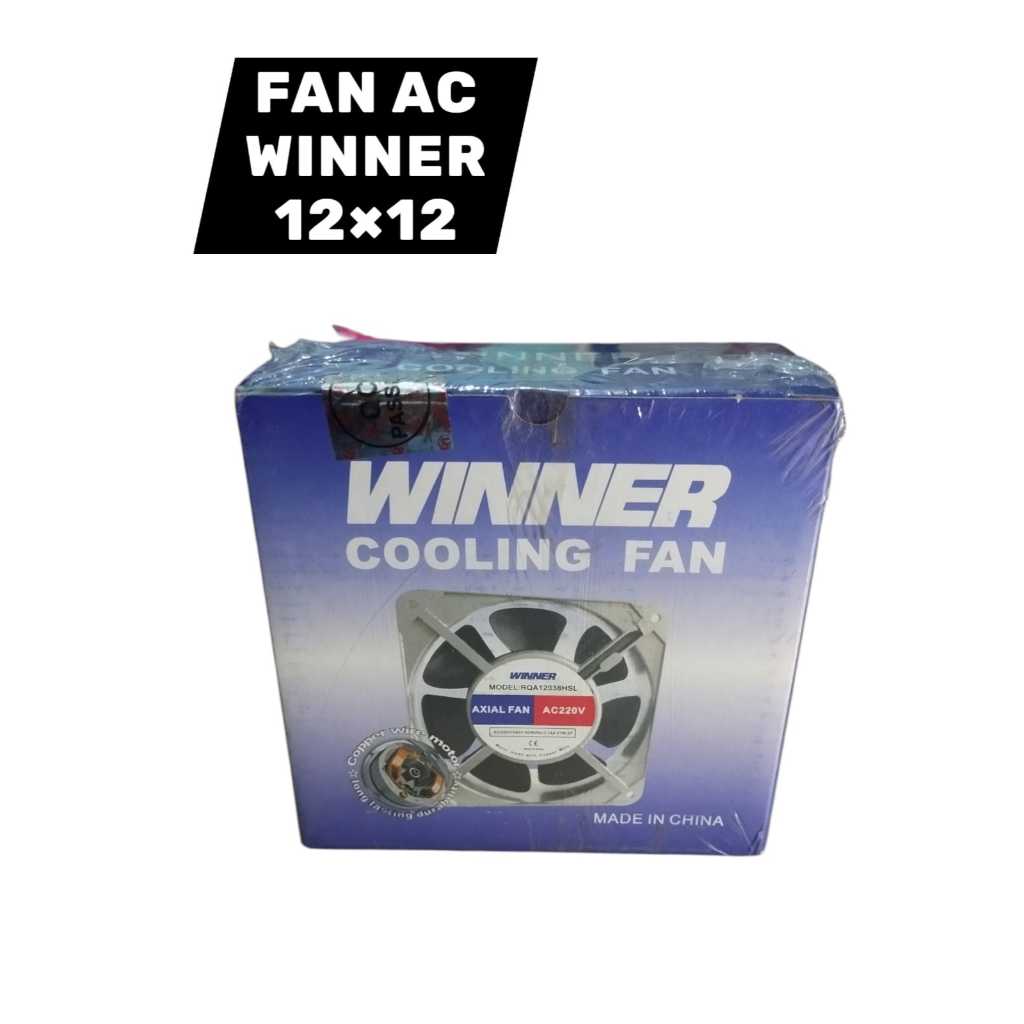 Fan ac WINNER 12x12 ac220 kipas AC pendingin 12 x 12 winner