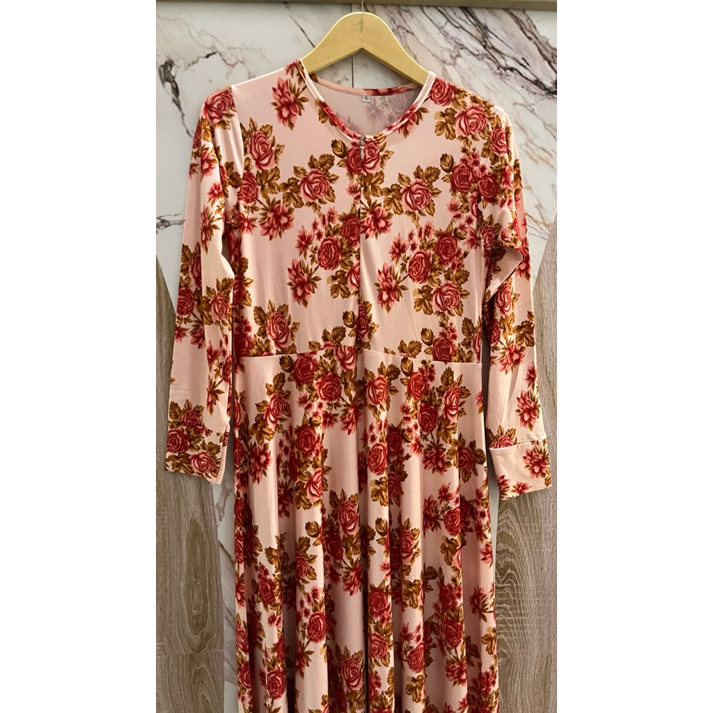 Preloved set gamis hijab