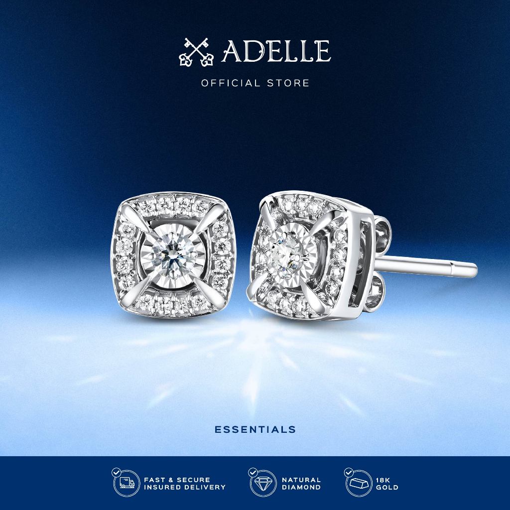Adelle Jewellery - Essentials Lovena Diamond Earrings - Anting Berlian Emas