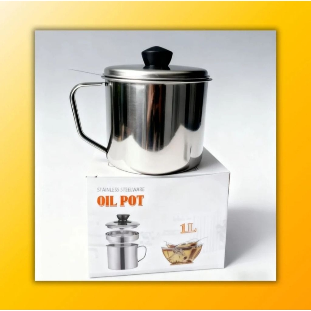 OIL POT STAINLESS