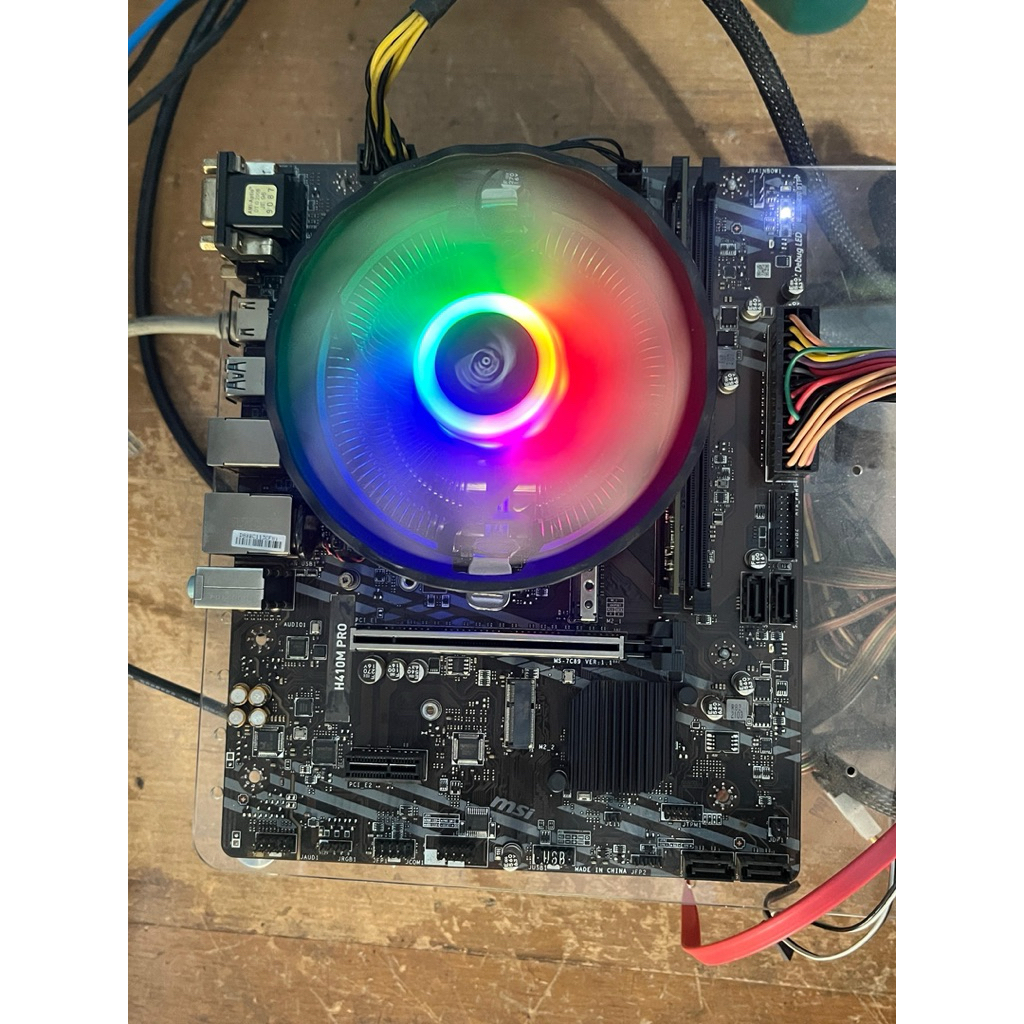 Paketan i3 10105f mobo h410 ram 8gb ddr4 3200 mhz