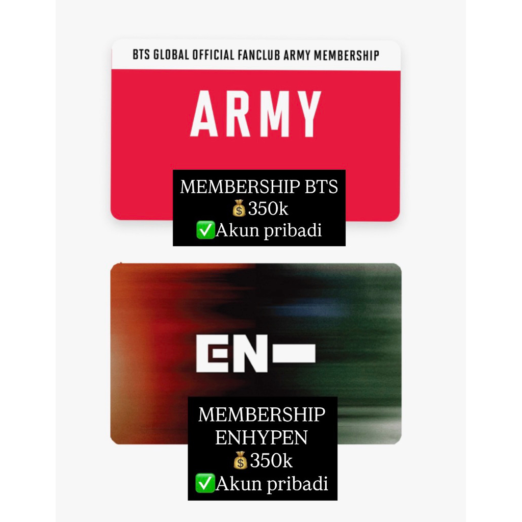 ARMY MEMBERSHIP ENHA MEMBERSHIP