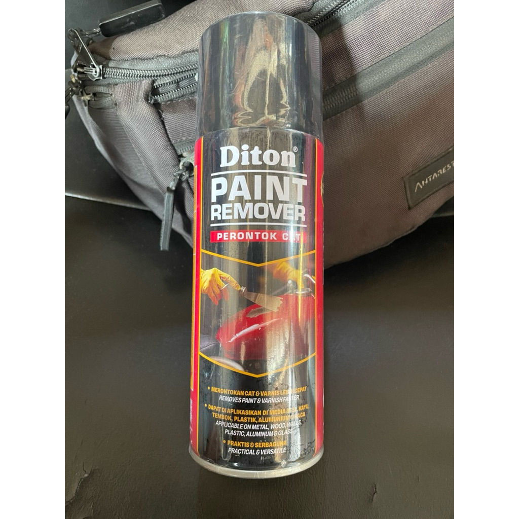 Perontok Cat Diton Remover 400ml - Perontok Cat Motor mobil plastik besi kayu kaca