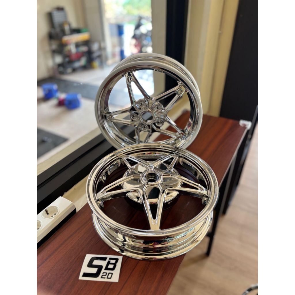 Velg Star Chrome Ring 12 Vespa Sprint Primavera S LX
