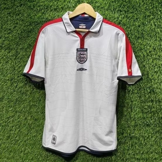 Jersey England Original 2003-2005 Home Small Inggris