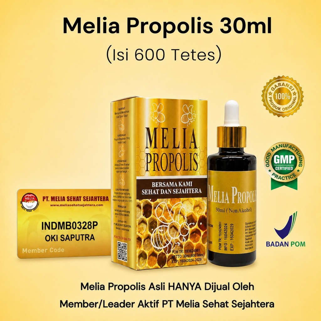 Melia propolis asli