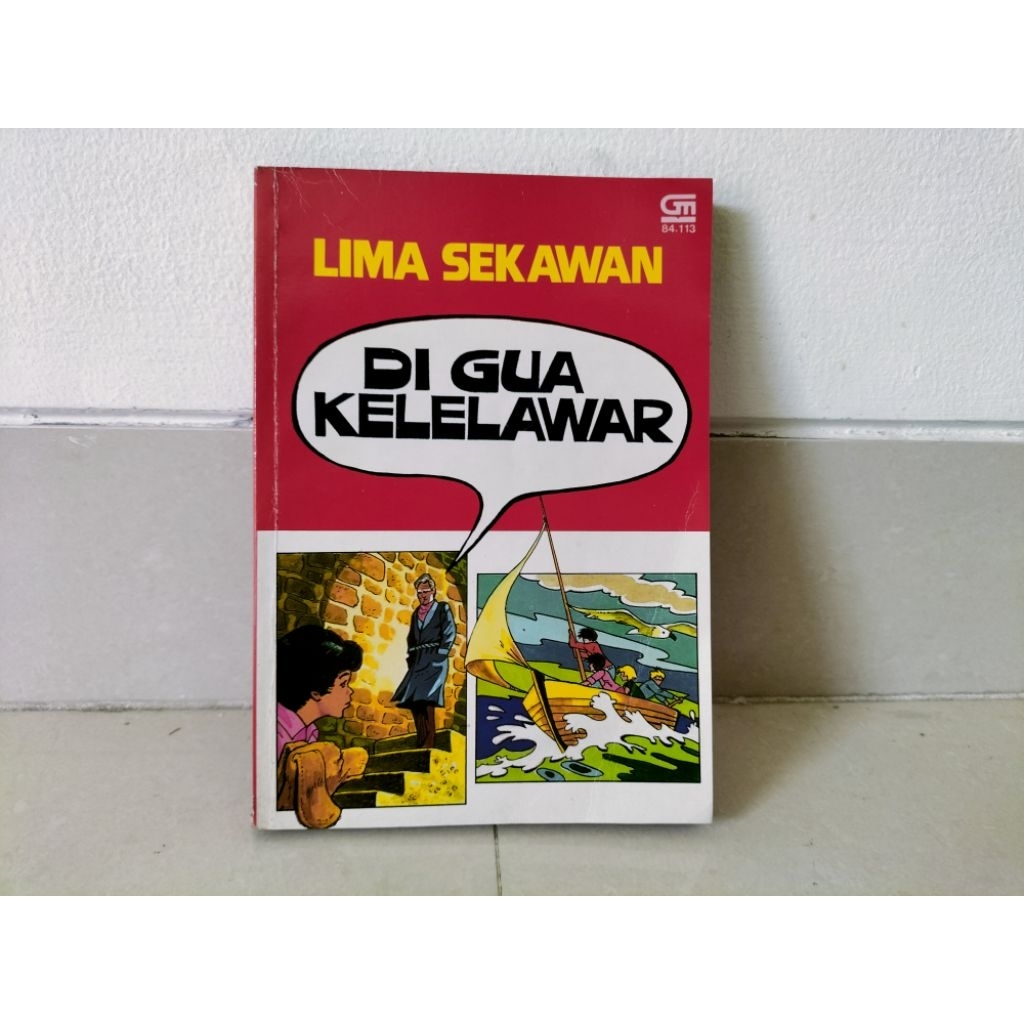 Novel Lima Sekawan Di Gua Kelelawar, karya Claude Voilier