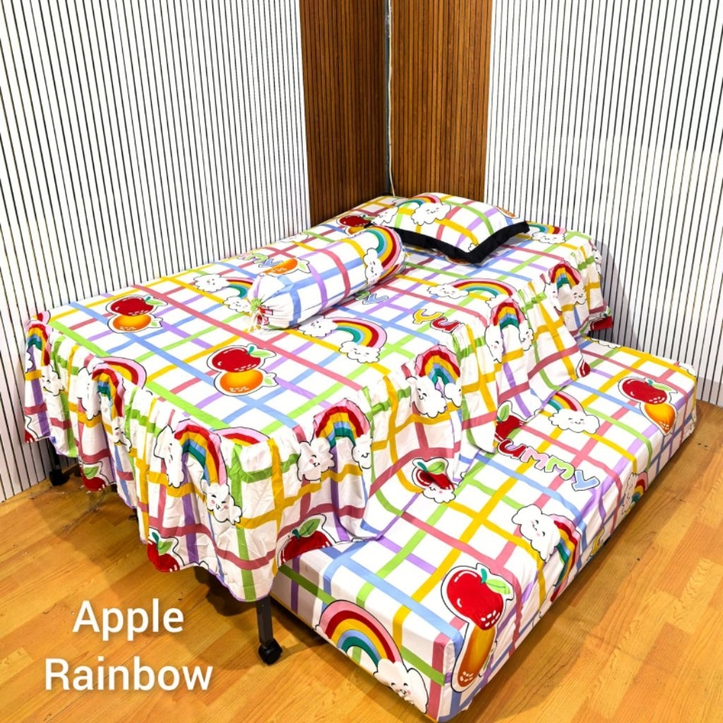 SPREI SORONG  140*200 || SPREI SORONG MOTIF ABSTRAK , BUNGA , KARAKTER || SPREI BED SORONG