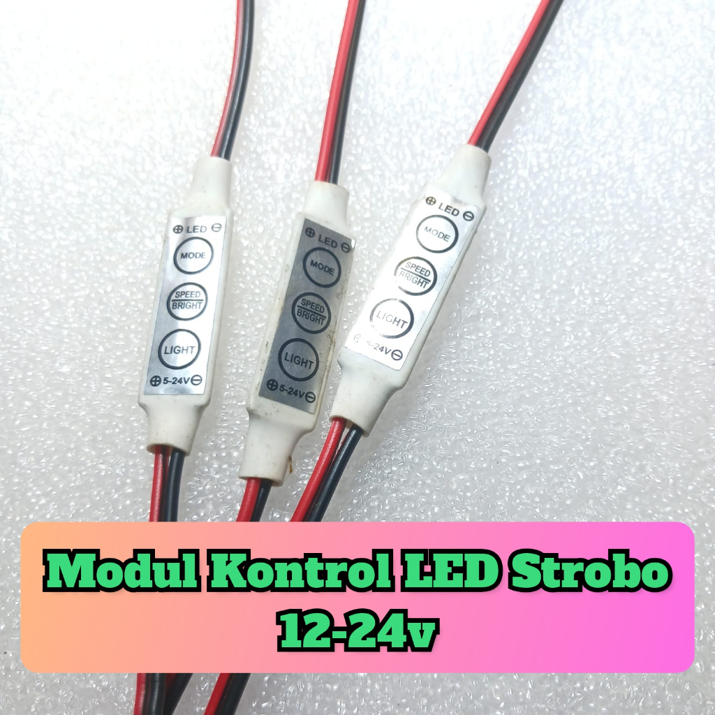 Modul LED SINGLE/RGB mini Controller / Dimmer / Strobo 12V - 24V