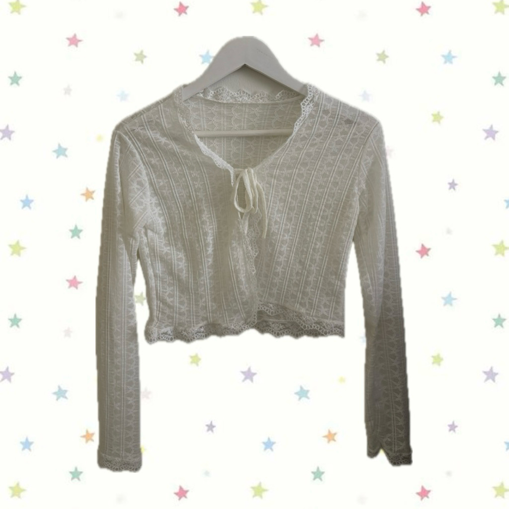[Preloved] Cardigan Putih