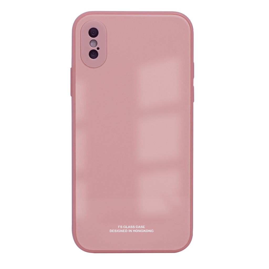 FS Case Glass Lensa - Samsung A22 4G | A22 5G | A23 4G | A20S | A23 5G | A24 | A25 Glass Case Luxury