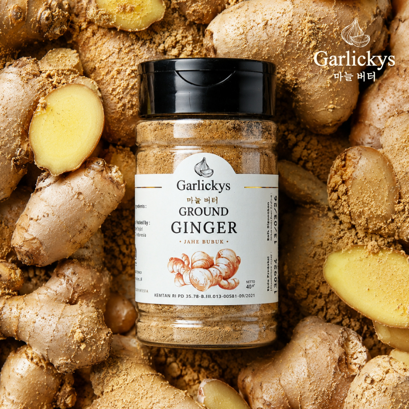 GARLICKYS Bumbu Dapur Jahe Kayu Manis Bawang Putih Ngohiong Kare Merica Lada Pala Bubuk Murni Asli G