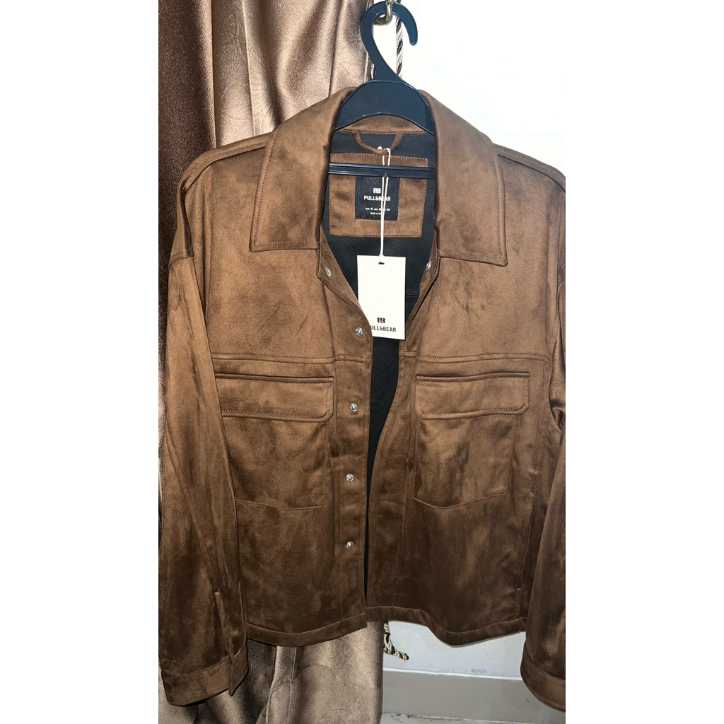 Jaket Pull n Bear Suede