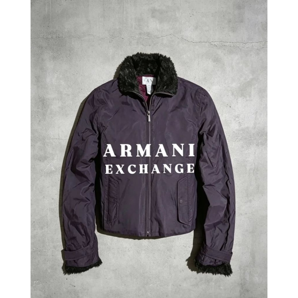 JAKET ARMANI EXCHANGE MODEL CASUAL DALEMAN DAKRON WANITA BEKASPAKAI