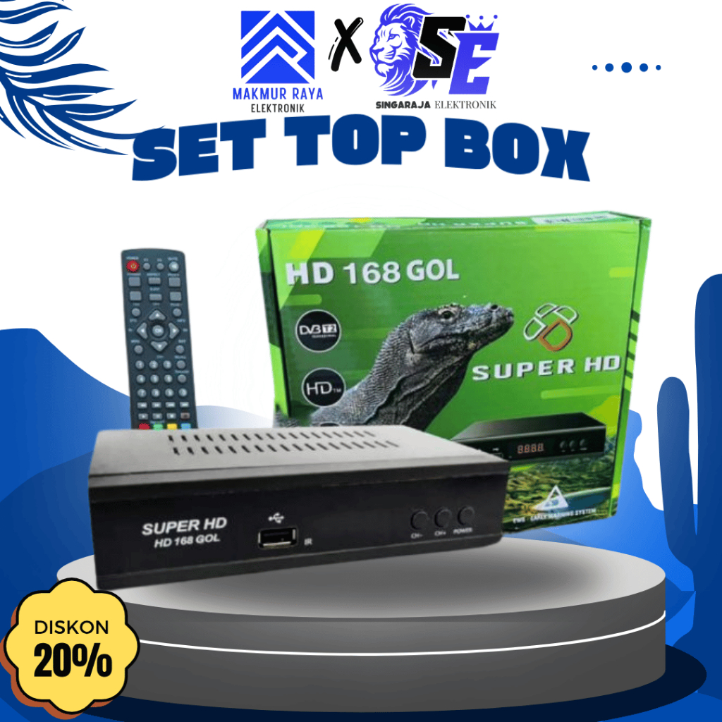 STB SET TOP BOX SUPER HD KOMODO