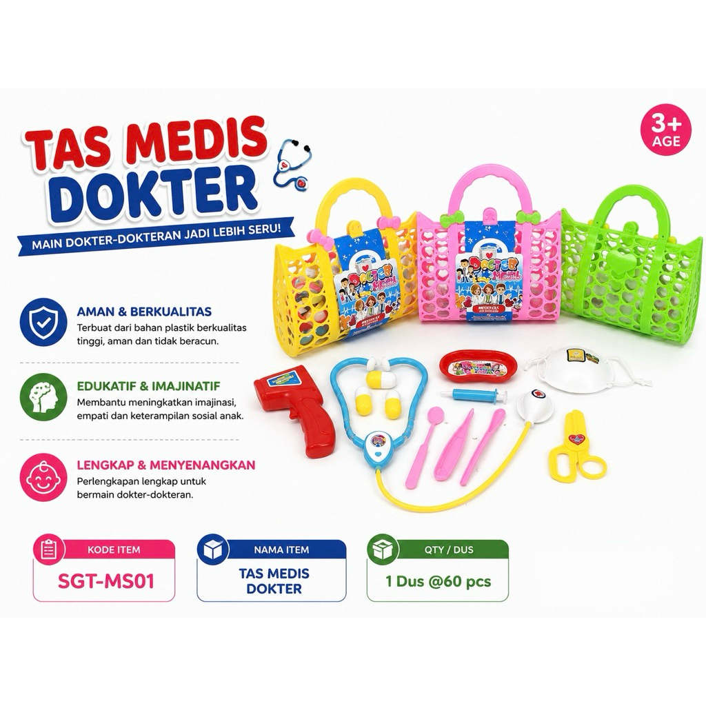 MAINAN TAS MEDIS DOKTER SGT-MS01