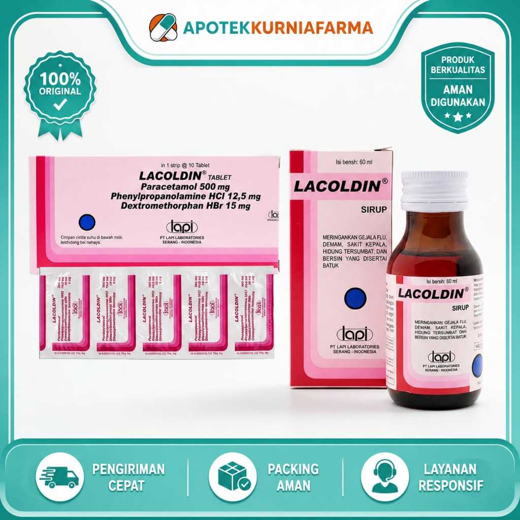 LACOLDIN SIRUP DAN TABLET