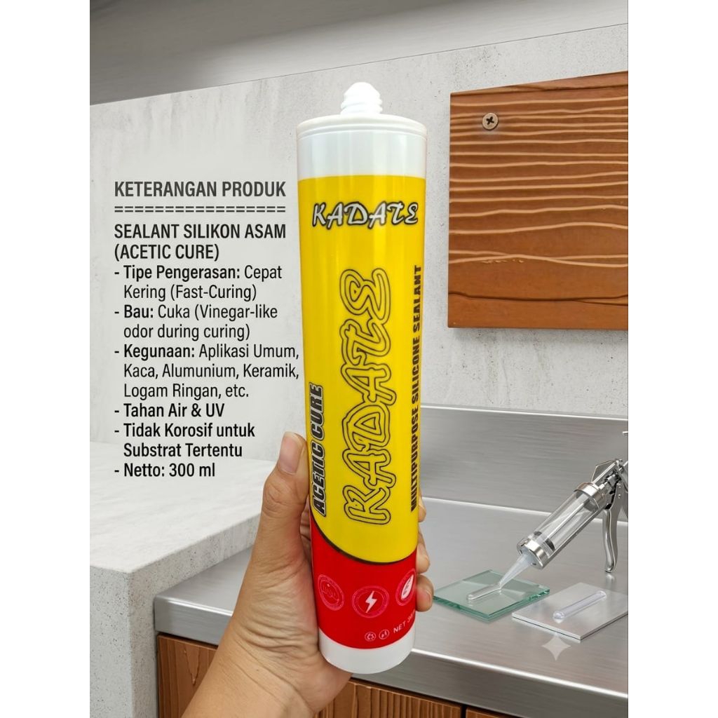Lem Botol / Lem Sealant Botol / Lem Silicone Glass / Lem Kaca Silicone Sealant Lem Kaca Perekat Asam