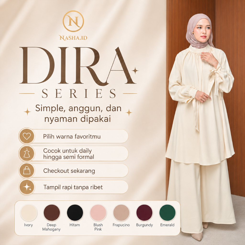NASHA ONE SET ROK DIRA SET SERIES TERBARU