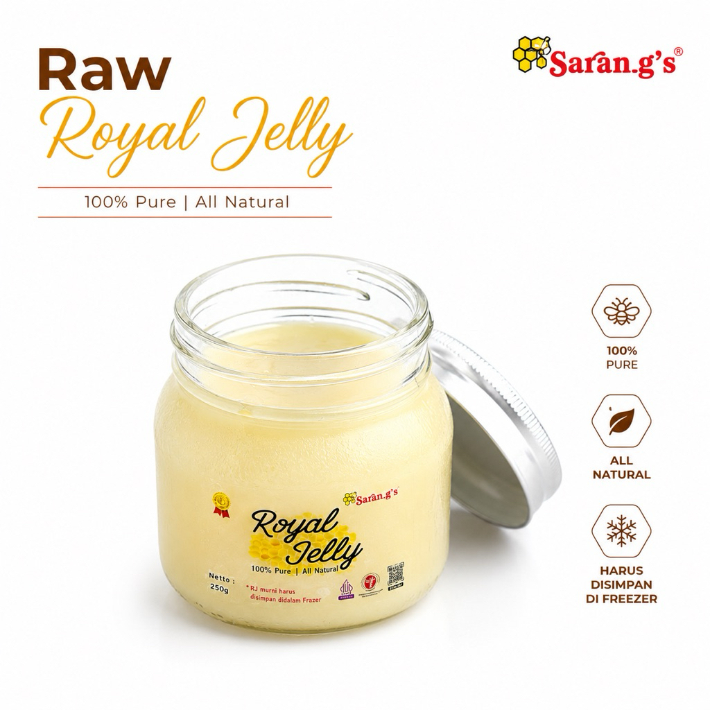Royal Jelly Murni Original Raw Royal Jelly